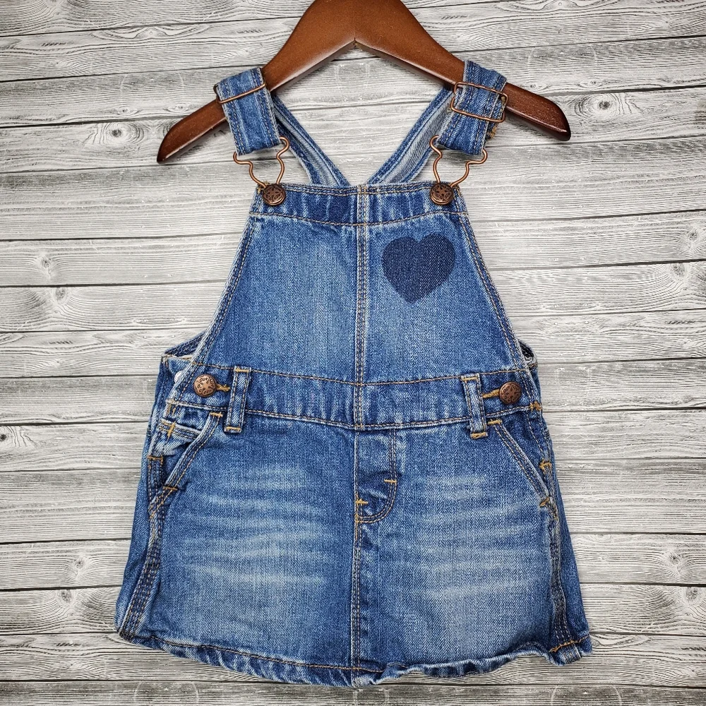Oshkosh B'Gosh Overalls Denim Jumper Size 18 months